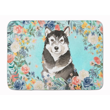 Carolines Treasures Alaskan Malamute Machine Washable Memory Foam Mat CK3419RUG